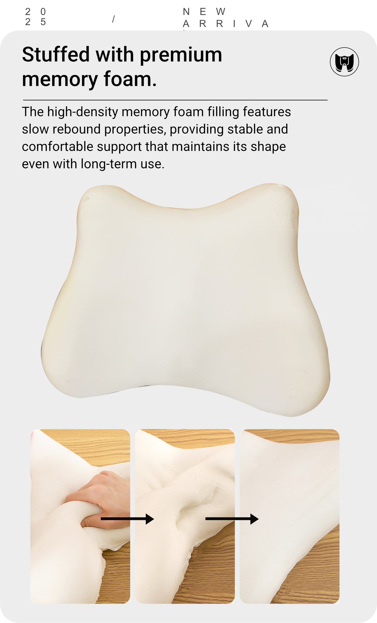 Cooling Fabric Lumbar Cushion-4